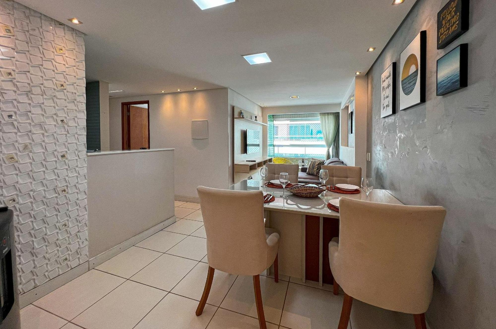 Apto Cabo Branco 5 Pessoas 2 Quartos 300m Apartamento *